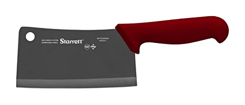 Starrett Couteau à couperet rectangulaire 200 mm avec poignée rouge – BKR509-8