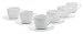 Produktbild CreaTable, 11518, Serie Square Weiss, 12-teiliges Geschirrset, Kaffeetassen Set aus Porzellan, spülmaschinen- und mikrowellengeeignet, Qualitätsproduktion