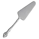 Healifty Cuchillo y Servidor de Tartas de Acero Inoxidable Resistente y Anticorrosión Espátula Pequeña para Cortar y Servir Pasteles Bodas y Cocina Diseño Ergonómico con Mango Decorativo