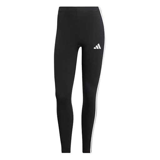 Adidas Mujer Essentials 3-Stripes Cotton Leggings, Black/White, S | Ya disponible en tu tienda friki favorita! En mundofriki.es!