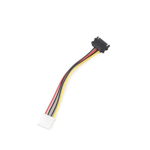 Cable adaptador de energía SATA a IDE 15 Pin macho a IDE 4 Pin hembra miniatura 3