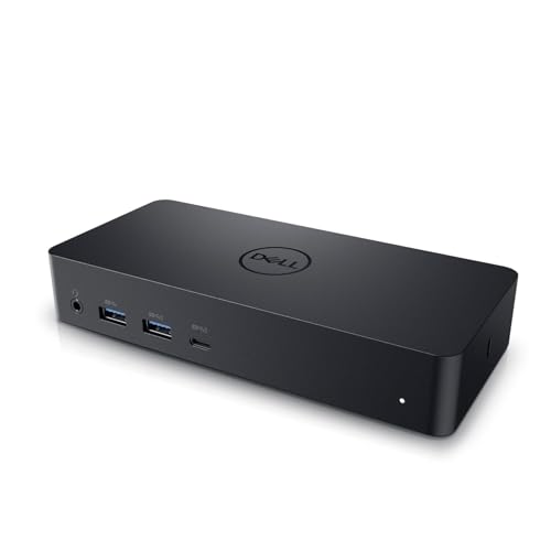 Image of Dell Universal Dock D6000 High Speed USB-C & USB 3.0 Docking Station | Triple 4K Display Support | HDMI, 2X DisplayPort, USB-C PowerShare, Ethernet | Compatible with Windows & Mac| with HDMI Cable