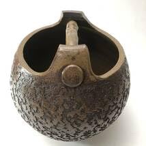 Amazon.co.jp: 信楽焼 利山 花生 花瓶 花器 花入 手づくり 壺