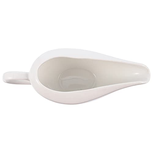 Cabilock Ceramic Gravy Boat Sauce Jug Gravy Bowl Sauce Dipping Bowl Porcelain Appetizer Dessert Plate for Salad Soy BBQ Tomato Sauce