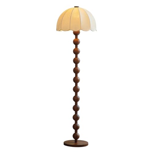 Lámpara de pie para dormitorio retro con luces de estilo chino y tres tonos de iluminación