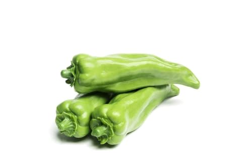 Artif-Déco-mag.com – Pimiento verde artificial en lote de 3 unidades, de plástico soplado, 160 x 40 mm