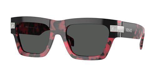 Versace Sunglasses VE 4464 545787 Top Black/Red Havana Dark Grey