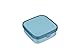 Mepal - Bento Brotdose Groß Campus - Bento Lunchbox für Kinder - Inklusive 2 auslaufsicheren Bento Fächern & Gabel - Bento-Fach ist mikrowellengeeignet - 2x 200 + 1250 ml - Cool blue