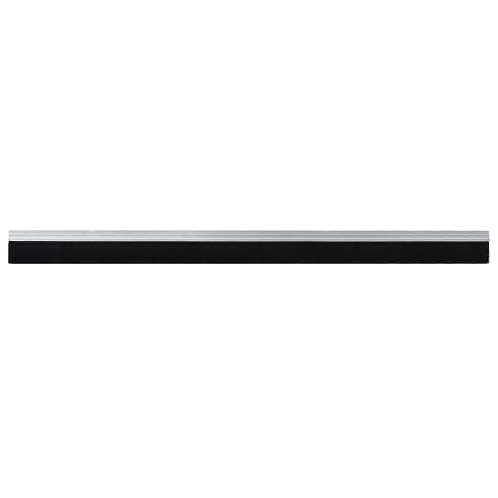 Selbstklebende Türbürstendichtung 6 Stück Silber 100 cm, Zugluftstopper für Türen aus Aluminiumlegierung, PVC und Nylon, reduziert Zugluft und Geräusche, einfache Montage ohne