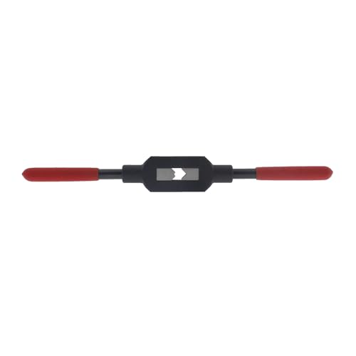 SAFYY 1 mango de llave de grifo ajustable, mango de escariador de metal, herramienta de mano profesional con mango antideslizante (1/10.2 cm-3/10.2 cm (M5-M20))