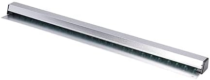 finality Desk Receipt Holder, Silver Kitchen Slide Check Rack,Bill Orders Ticket Holder Tab Aluminium Display Rail for Restaurant Cafes Pubs Bars Silver (Aluminium, 30 Inch)