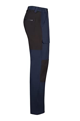 Velilla 103022S; Pantalone Trekking Multitasche; Blu Navy E Nero; Taglia M - 5