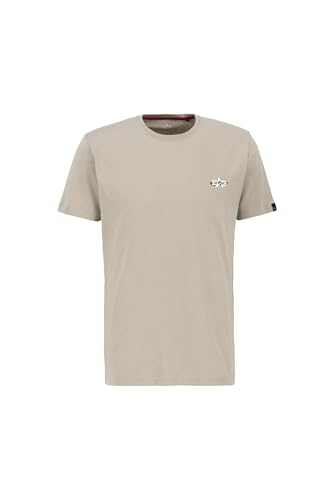 Alpha Industries Signature T-Shirt Homme Puff Print imprimé relief en relief dos