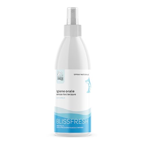 PharmaCinquePet Dentifricio Naturale Spray per Cani e Gatti, 150ml