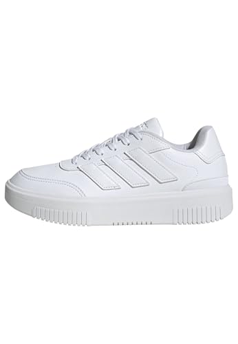 adidas Femme COURTBLOCK Shoes, FTWR White/FTWR White/FTWR White, 36 2/3 EU