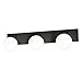 AFX METV3008L30D1BK Metropolitan Vanity, Black