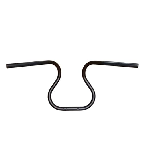Guidon moto rétro 22mm noir : corrigez la position de direction GN125