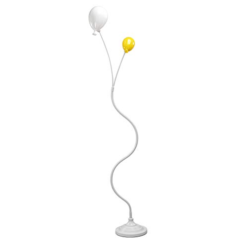 Piantana cameretta in Metallo Palloncini in Vetro colorato e Giallo. Lampadine Incluse bianco