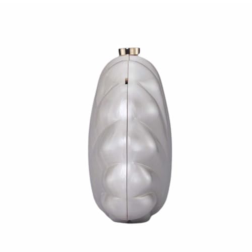 Image of Women Pearl Shell Acrylic Clutch Shell Purse Chain Shoulder Bag Ladies Wedding Clutch Prom Evening Handbag