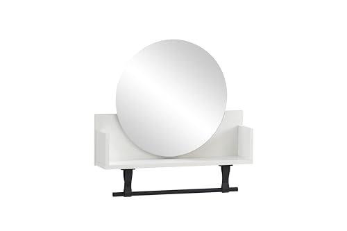 Étagère avec miroir Ella pour optimiser les petites salles de bain