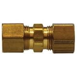 MIDLAND INDUSTRIES 18068 Union, 1/2 in Compression x 1/2 in Compression, Brass