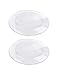 Interior Roof Clear Dome Light Lamp Lens Cover Compatible with Jeep Wrangler TJ 2003 2004 2005 2006 Accessories Parts Replaces 56047115AA Inside Overhead Console Reading Light Lens 1 Pair
