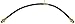 Dorman H620744 Brake Hydraulic Hose Compatible with Select Honda Models