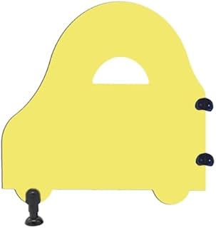 Panel de privacidad para orinario infantil montado en el suelo, para jardín de infantes y escuelas, color amarillo, 60 x 60 cm, paquete de 4