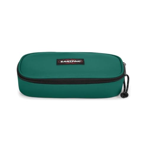 EASTPAK Astuccio Oval Single, Scomparto Singolo con Passanti Portapenne, Green Tree, 0,14 kg