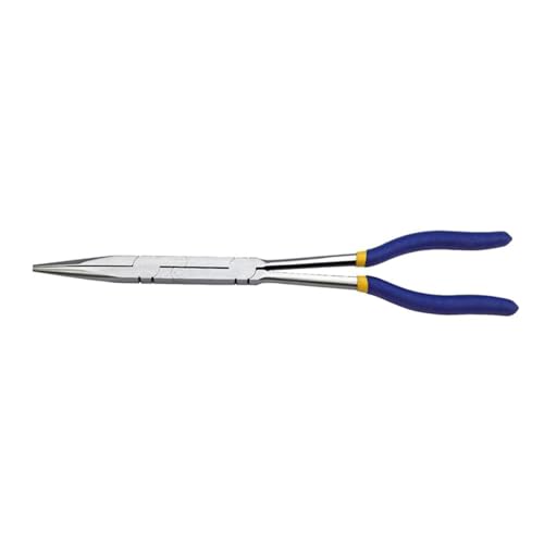Ptilsery 13Inch Two Pivots Pliers Industrial Precise Pointed Nose Long Reach Compound Action Pliers Straight Needle Plier thumb #6