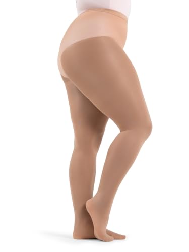 Image of Capezio Girls 7-16 Ultra Shimmery Footed Tights