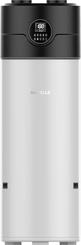Image of Havells Heat Pump Storage Water Heater with 300L Capacity| Smart LED Digital Display| Boost Mode| Vitreous Enamel Coated Inner Container|Provides Superior Corrosion Resistance (White)-AHP30