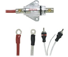 8 AWG Power Kit with Interconnects in Red