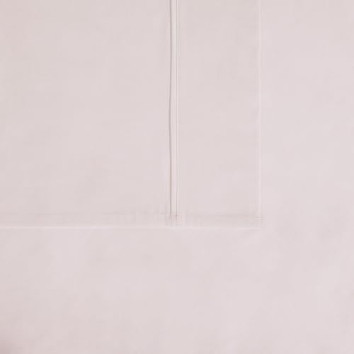 Image of CANNON - Solid Percale 3 Piece Twin Sheet and Pillowcase Set - Blush