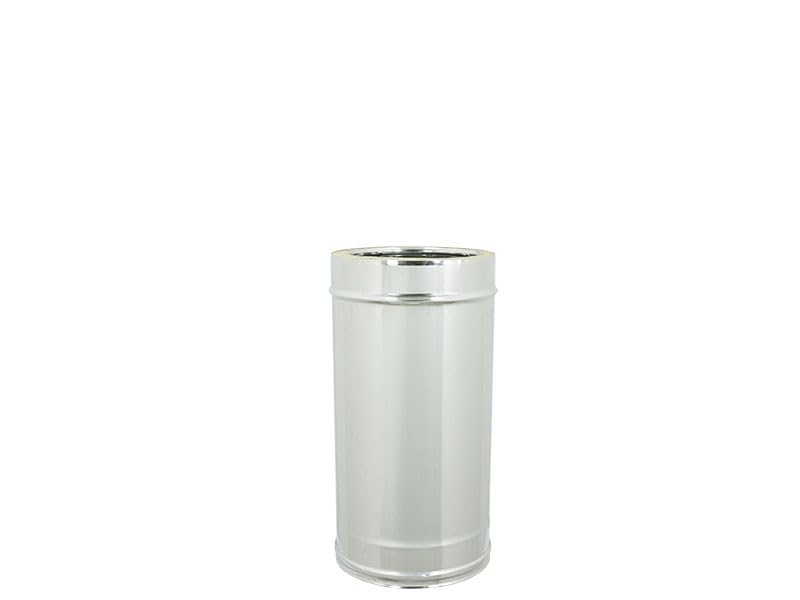 Tubo Doppia Parete in Acciaio Inox per Canne Fumarie caminetti CM 50 (100-150)