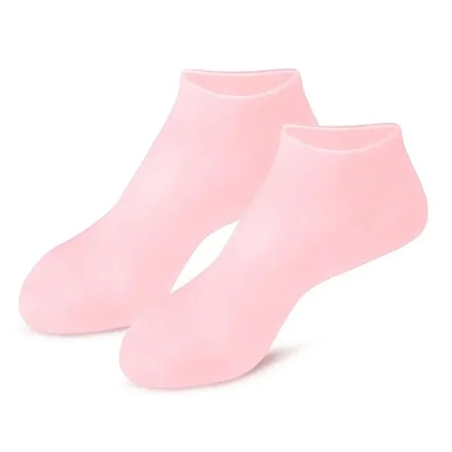 Digitalzap Smooth Soles Ahead: Silicone Foot Socks for Ultimate Hydration Moisturizing Foot Sleeves with Silicone Gel Walk With Comfort Eyerytime (M)