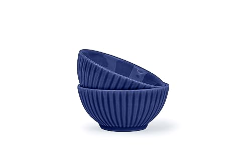 Image of Shay Snack Bowl Set of 4, Light Mint | Glossy Finish | Ceramic Snack Bowls | Snacks Bowls Set of 4 (Blue)