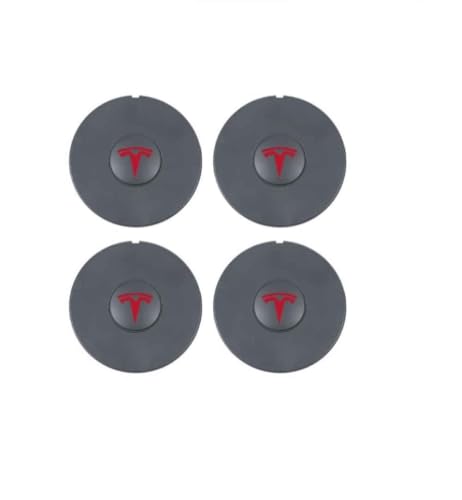 Cache-moyeux pour Tesla Model 3 Highland 2024 : lot de 4 protections de roue étanches noires