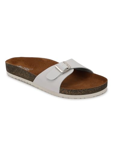 Image of LYDC LONDON Women's Sandals. Lightweight stylish and comfortable flat sandals for office wear and gatherings. Orthopaedic and flat foot friendly. Doctor trusted timeless fashion sandals for women with modern appeal