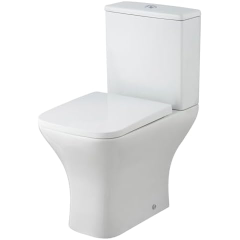 Nuie Ava Rimless Toilet with Soft Close Seat Cover