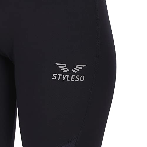 Image of Women's Jegging Multi Net Strip High Waisted 4 Way Stretchable Workout.