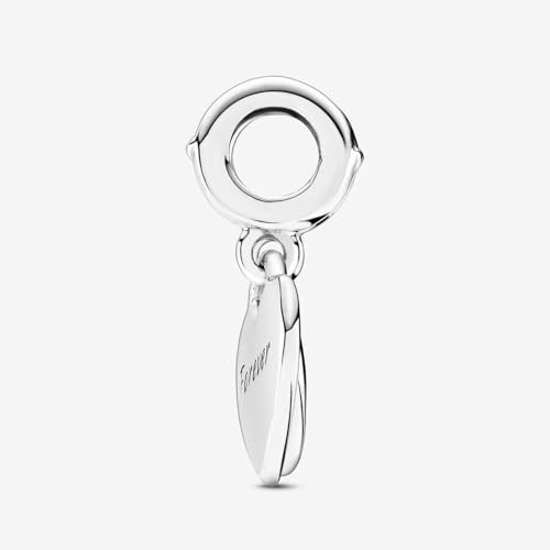 PANDORA Double Heart Split Dangle Charm - Compatible Moments - Jewelry for Women - Gift for Her Made with Sterling Silver & Enamel - With Gift Box4