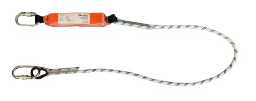 Cordón Spanset anticaída 2 m con absorción de energía de velcro con 2 mosquetones de acero. Cumple con la norma EN355 Cover
