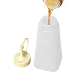 Contenitore per condimenti per insalata | Dispenser liquido ricaricabile | Flacone a pressione per salsa | per cucina preparazione dei pasti ristorante casa cucina miele panna montata picnic