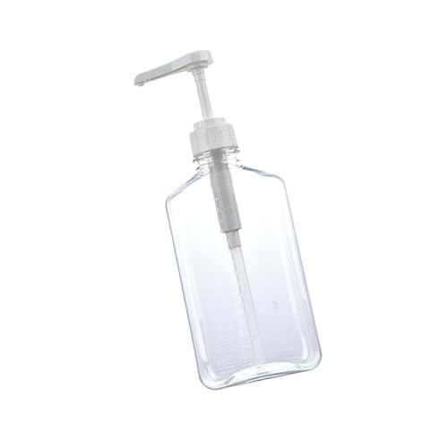 PRETYZOOM 1Pc Transparent PP Syrup Dispenser Bottle Kitchen Accessory for Easy Pouring and Storage for Sauces Juices and Condiments Leak Design present