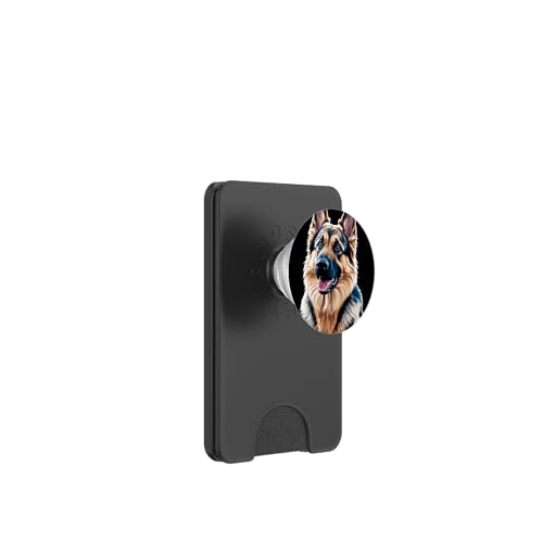 Pastor Alemán PopSockets PopWallet para MagSafe
