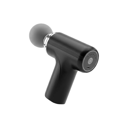 Image of Mansaa Big Massage Gun | Percussion Full Body Massager for Pain Relief |TypeC Rechargeable Cordless Deep Tissue Massage Machine for Legs & Arms |6Heads, 6Speeds for Use at Home, Gym & During Travel (Black)