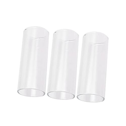 Wakauto Glass Guitar Slides Medium Bottleneck Standard Size for Professional Players