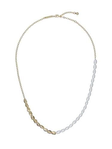 Ted Baker Ilenie Island Pearl Bead Necklace For Women (Gold Tone/...