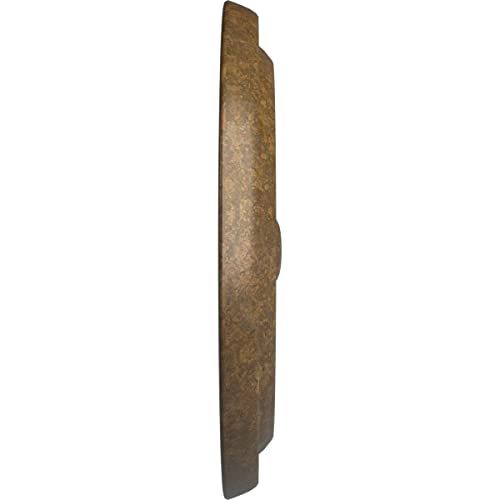Image of 9 5 /8 inchOD x 1 1 /8 inchP Maria Ceiling Medallion (Fits Canopies up to 1 3 /4 inch), Rubbed Bronze